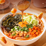 食族人经典酸辣粉锅巴爆肚花甲风味粉米线方便速食宿舍夜宵冲泡即食桶装 【1桶】麻酱米线*1桶