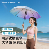 RUMBRELLA日全时智能电动雨伞全自动一键全收遮阳防晒防紫外线伞七夕礼物