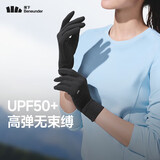 蕉下（beneunder）手套冬季女骑行手套防风防晒手套防滑开车可触屏高弹轻保暖男黑