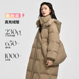 千仞岗【刘涛同款】冬季中长款羽绒服保暖外套女防寒服送斜挎包Y308199Y