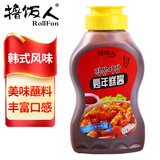 撸饭人（ROLLFUN）炒年糕酱251g韩式甜辣酱辣椒酱石锅拌饭辣酱部队火锅底料蘸料