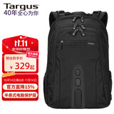 TARGUS泰格斯双肩电脑包15.6英寸商务背包轻便书包笔记本包潮流 黑 013