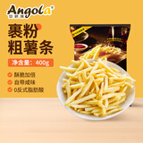 京鲜生 安格瑞裹粉咸香3/8冷冻超脆粗薯条400g 空气炸锅食材 西餐小食