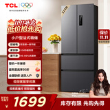TCL 323升法式多门四开门变频一级风冷无霜33分贝低音风冷无霜智慧变温家用电冰箱国家补贴R323V7-D