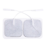 众鼎嘉 理疗电极片脉冲针炙自粘贴片理疗仪电极板中频治疗仪按摩配件 2.5接口50×50（2对装）关节部位