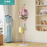 乐爱家衣帽架落地卧室杆式衣帽架家用挂包架子立式衣架杆大理石衣服架