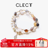 Clect珂里双层晶石手链女友ins百搭设计手串小清新首饰品生日礼物女友