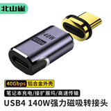 北山雀 Type-c磁吸转接头直头 快充140W适用于苹果华为荣耀小米电脑笔记本Macbook平板 BSQ-CX140A