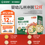 宝宝馋了冲冲粥冲冲面婴幼儿出行辅食餐宝宝米粉营养面条粥米 冲冲粥【12月+】8袋装（家庭装）