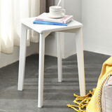 家逸实木凳子家用小板凳时尚创意方凳餐凳简约梳妆凳欧式化妆凳