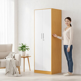 金经金属钢制衣柜主卧室家用出租房铁艺落地柜环保铁皮儿童衣橱长0.6米