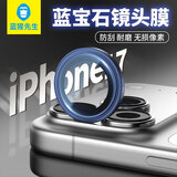 蓝猩先生【99%纯度蓝宝石】适用苹果17Promax镜头膜 iPhone17pro后摄像头膜高清耐磨耐刮手机保护膜 蓝