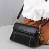 老人头头层牛皮女士包包女包大容量单肩包斜挎包手提包轻奢女友生日礼物