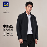 HLA海澜之家夹克男轻商务经典系列印花外套行政夹克