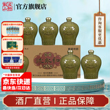 古越龙山黄酒绍兴黄酒陈年老酒半干型糯米酒坛装三年五年花雕酒礼盒酒 5年陈（无焦糖色） 1.5L 6坛 整箱装