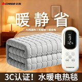 志高（CHIGO）水暖毯电热毯双人智能双温双控水循环电褥子单人防漏电全套加厚 【定时除螨】0.7*1.5米丨升级加厚棉