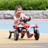 Rollplay如雷儿童脚踏漂移车小飞机可折叠三轮车男女孩滑行自行车玩具 2029折叠漂移赛车 红色