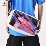 卡尔美（KELME）足球训练大容量斜挎包大学生大空间可装足球鞋装备包 白色 均码 