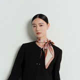 万事利新款真丝丝巾女100%桑蚕丝中方巾披肩送妈妈女友礼物沁兰香