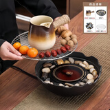 豪峰围炉煮茶壶泡茶壶2025新款整套茶具套装蒸煮一体养生壶中秋节礼物 02智能电陶炉+耐高温可干烧壶