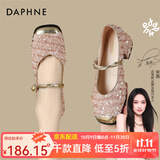 达芙妮玛丽珍女鞋春季女生中跟粗跟2025新款单鞋百搭气质女鞋子 粉色 38 (240mm) 标准码