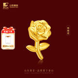 山东黄金小金条Au9999足金实心金条 投资黄金 攒金收藏储值 Au9999玫瑰小金条1g（含国检证书）