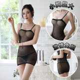 惹火猫 情趣内衣透明紧身包臀吊带丝袜网衣女sm夫妻套装情趣用品X R159