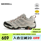 迈乐（Merrell）官方店男女款户外登山徒步鞋减震MOAB 3迈越者轻量防滑耐磨透气 J036346米白（女款） 38