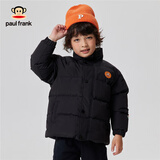 大嘴猴（paul frank）童装冬季棉服2025秋冬款中大童舒适保暖时尚男女童外套 黑色 140