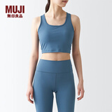 无印良品（MUJI） Walker 女式 易干 背心式文胸 内衣 BIH03A3S 蓝色 S /A70