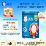 嘉宝（GERBER）番茄牛肉谷物高铁米粉婴幼儿米粉宝宝辅食米糊250g6月+100%真验厂