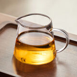 忆壶茶（YIHUTEA）公道杯玻璃茶具配件2026新款带茶漏套装分茶器高档公道杯分茶杯 透明公道杯 280ml