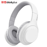 联想（Lenovo）头戴式无线蓝牙耳机电竞游戏重低音乐运动降噪通用苹果小米手机 TH10白色