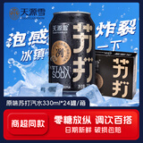天源雪气泡苏打水超大气泡健康低糖碳酸汽水饮料整箱330ml调酒推荐 330ml*24罐【无糖原味】