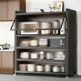 佳帮手厨房用具置物架落地多层收纳柜微波炉置物柜多功能储物柜5层80cm