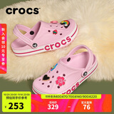 CROCS卡骆驰贝雅卡骆班|205089 芭蕾粉-6TG 40(250mm) 