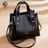 老人头牛皮女士包包女包大容量手提包单肩包斜挎包妈妈包轻奢生日礼物