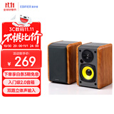 漫步者（EDIFIER）R1000TC北美版 2.0声道电脑音响 台式机笔记本桌面音箱 音响 电脑音箱