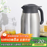 虎牌（TIGER）不锈钢便携式热水瓶保温壶PWM-A16C-XC不锈钢色1.6升