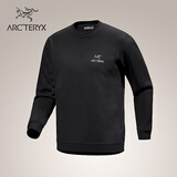 ARC'TERYX始祖鸟 EMBLEM FLEECE CREW 男子 抓绒衫 Black/黑色 S