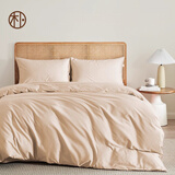 DAPUA类纯棉四件套全棉60支贡缎床单被套福肯红床单四件套1.5米床