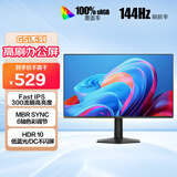 AOC 23.8英寸 新一代高刷护眼办公屏 IPS HDR 6轴调色 每台出厂校色 低蓝光不闪 电脑显示器 24G51F