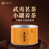 西湖江南红茶茶叶自己喝小种正山金骏眉小袋特级罐装送生日礼物货品30g