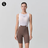 懒懒野人LNLN XPLORER 双生女士专业骑行背带裤意大利双箭头裤垫 琥珀棕 S