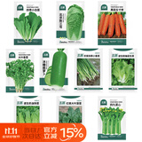 北蔬 萝卜白菜种子香菜菠菜胡萝卜生菜秋季种 10种秋冬季蔬菜种子套餐