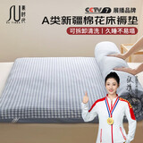 素时代新疆棉花宿舍床垫褥 A类学生单人棉絮垫被床褥子 0.9x1.9米蓝格