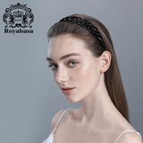 Royal sasa皇家莎莎韩版头饰复古人造水晶发箍发窟发饰-迷途笛音
