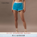Calvin Klein内衣【摩登引力带】女士本命年ck家居外穿睡裤辣妹运动短裤QS5982 CK3-清新蓝 M
