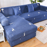 帕布（pabu）沙发套全包罩四季通用贵妃组合弹力防滑布艺全盖沙发保护罩盖布 鹿与星星 双人（适用145-185cm长度）单件
