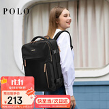 POLO双肩包女士旅行背包女书包大容量行李包15.6英寸电脑包生日礼物